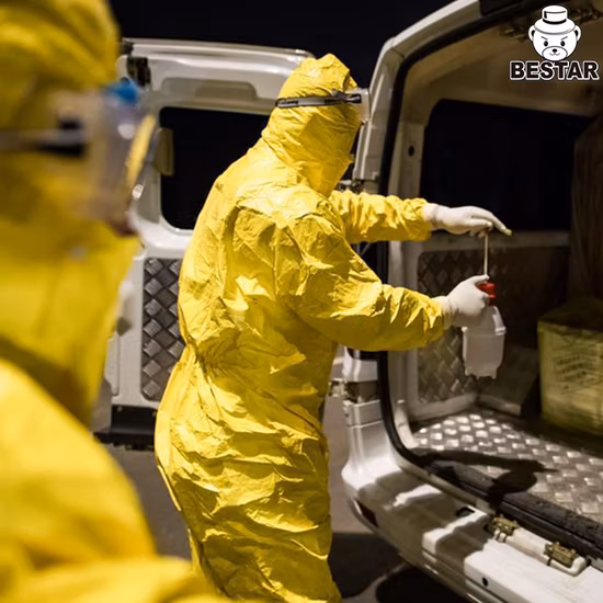 1 PÇ/Saco, 25 PÇS Por CTN Filme Microporoso Bestar Pano de Roupa Protetora