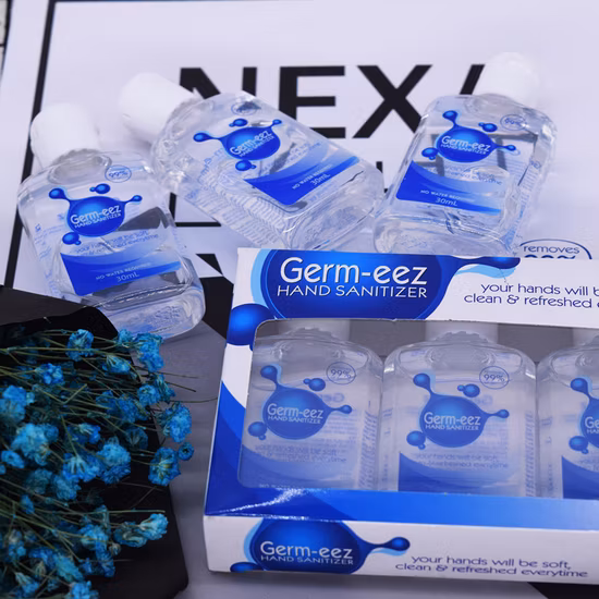 Gel para mãos sem água de marca própria Pk3 Gel desinfetante para mãos portátil